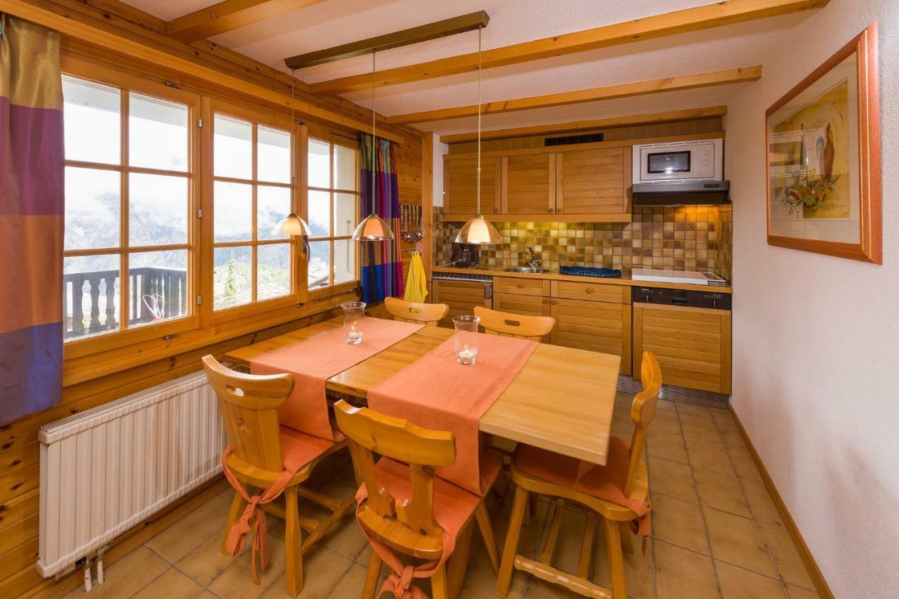 Apartment Schinkenheim "Bei Fuchs & Hase" Grächen Exterior foto