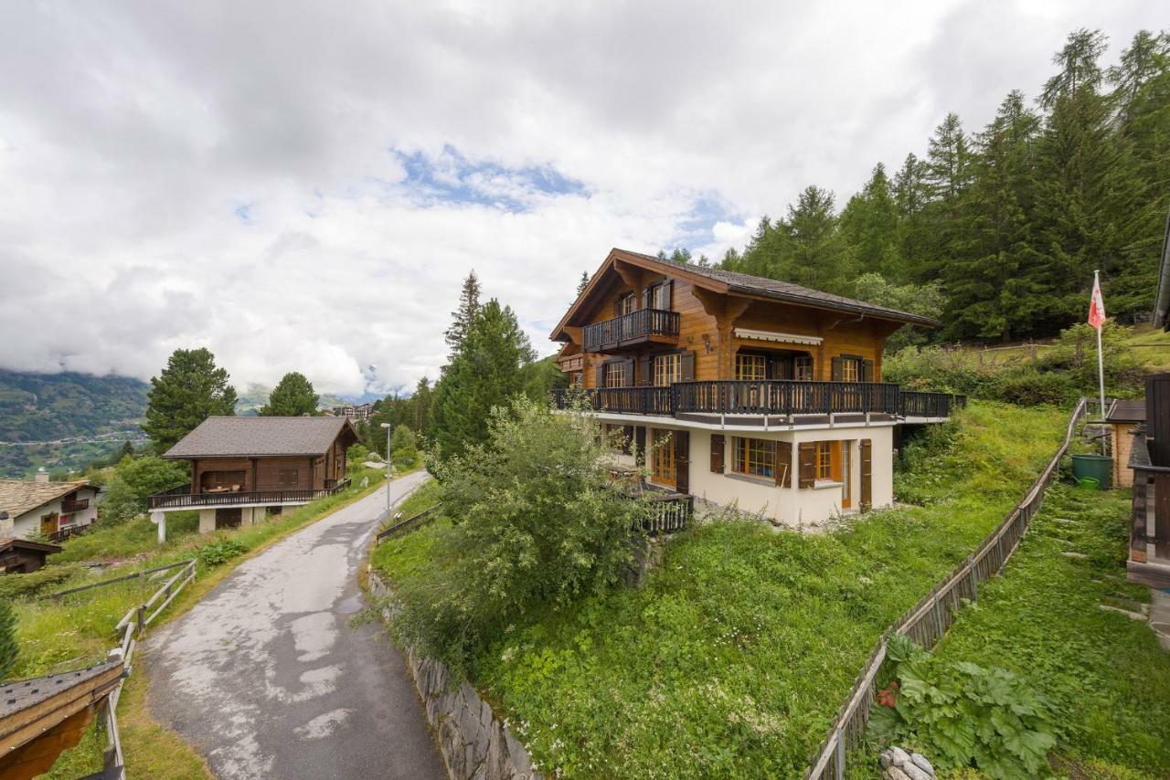 Apartment Schinkenheim "Bei Fuchs & Hase" Grächen Exterior foto