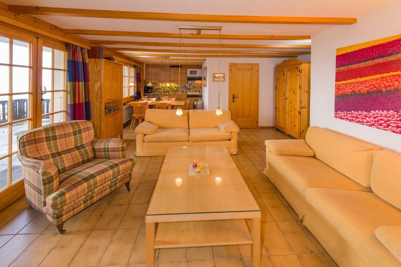 Apartment Schinkenheim "Bei Fuchs & Hase" Grächen Exterior foto